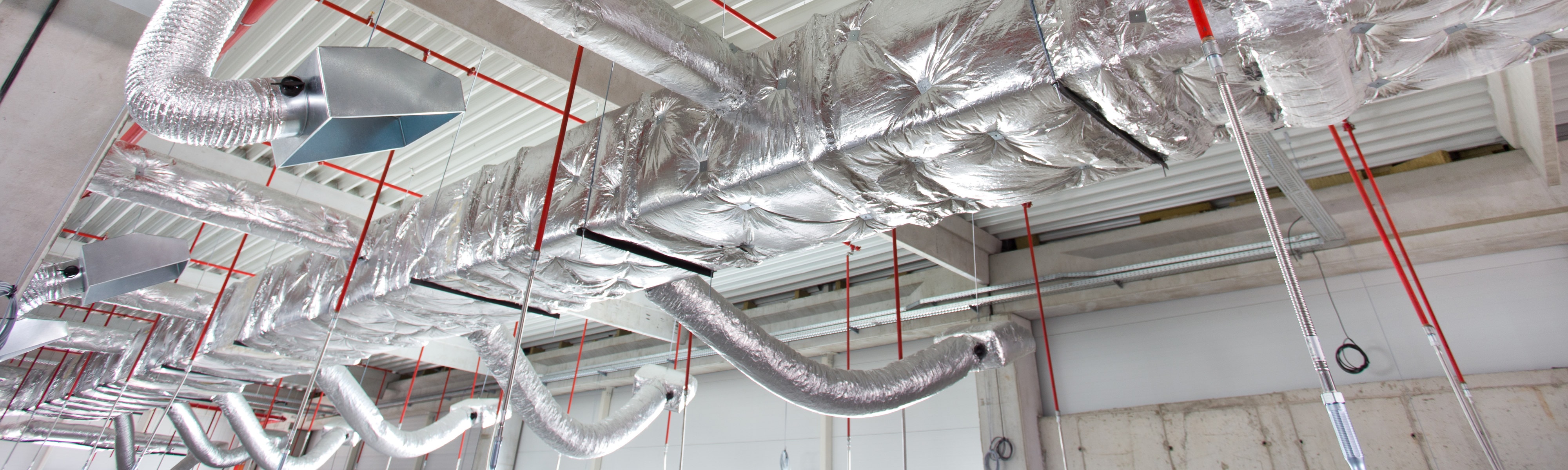 Silver air ducts.