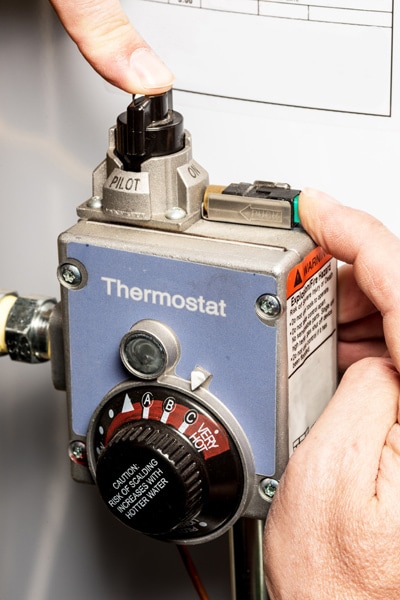 Blog Title: Why Does My Water Heater’s Pilot Light Keep Going Out? Photo: Pilot Light